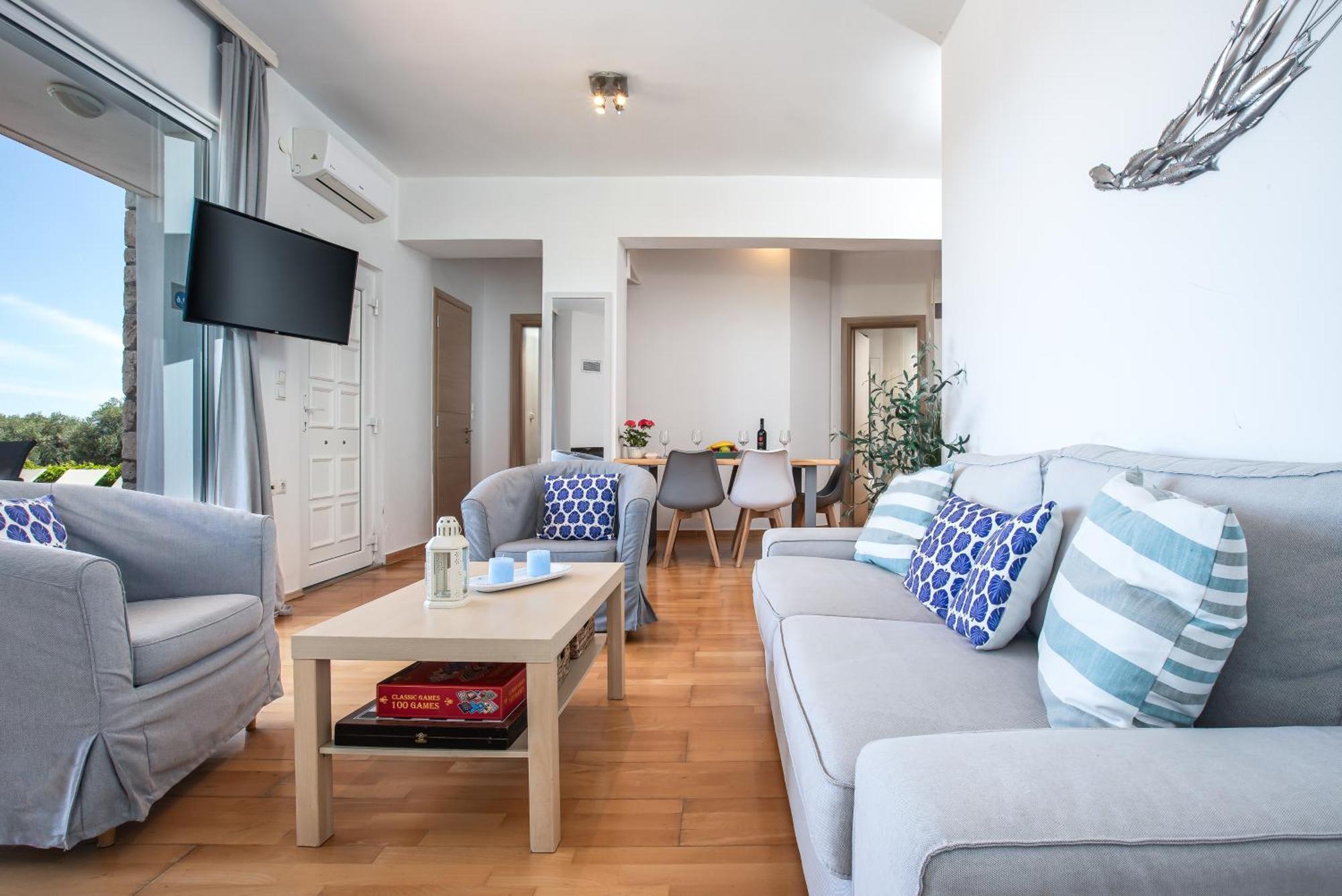 Dimitra Apartment With Private Pool And Sea View -The Ground Floor Of A Two Storey Building Δαράτσο Εξωτερικό φωτογραφία